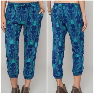 O’Neill Anna Sui Blue Nouveau Joggers sz XS POCKETS